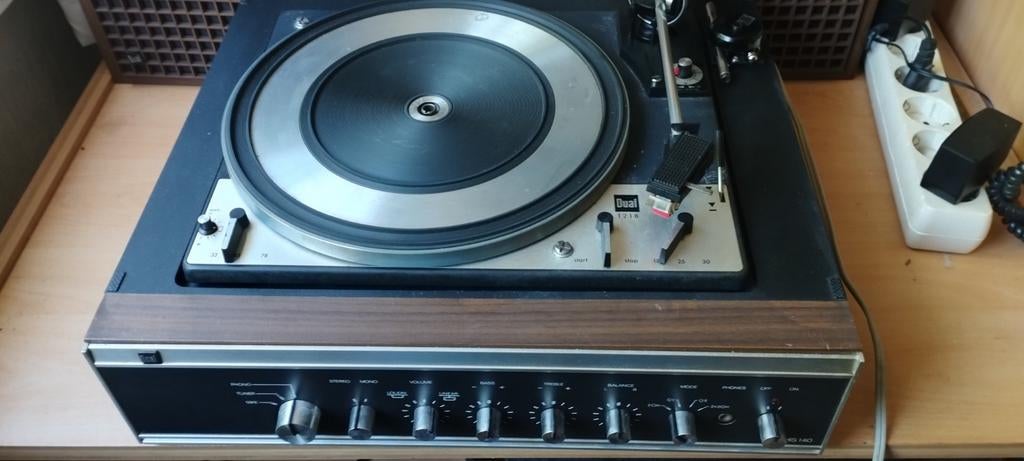 Dual platenspeler combi HS140, Ophalen, Gebruikt, Automatisch, Platenspeler