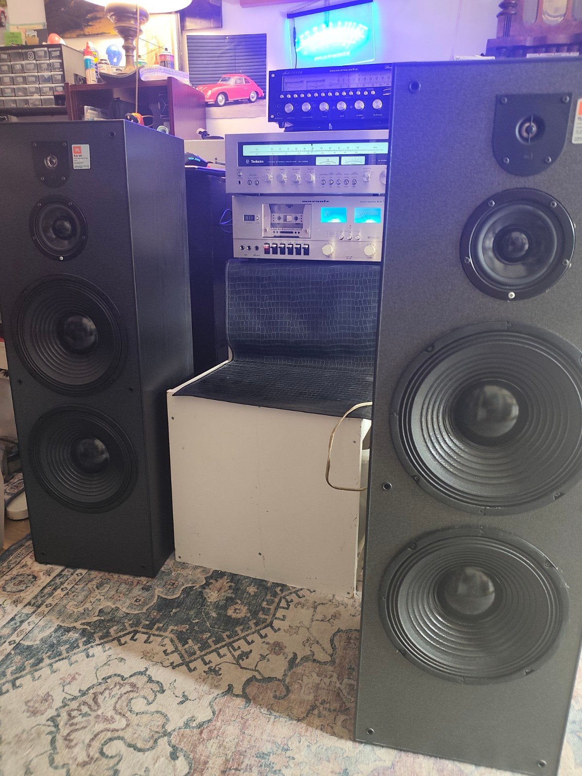 JBL TLX 181 Vloerstaande Luidsprekers - Krachtig Geluid, Vloerstaande luidspreker, Gebruikt, Ophalen of Verzenden, Basreflex