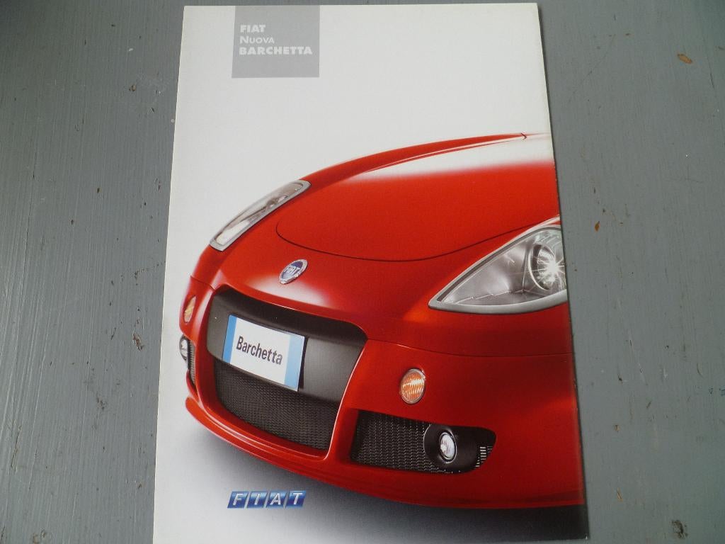 Fiat Barchetta folder 2022, Boeken, Ophalen of Verzenden, Zo goed als nieuw, Overige merken