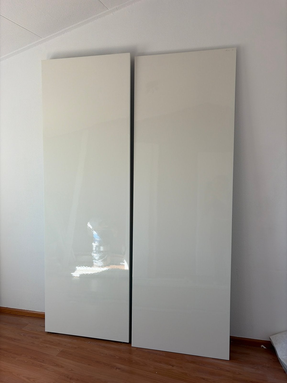 IKEA PAX deur schuif Hoogglans Wit (B76,5) incl. montage, Ophalen, 200 cm of meer, 150 tot 200 cm, Zo goed als nieuw