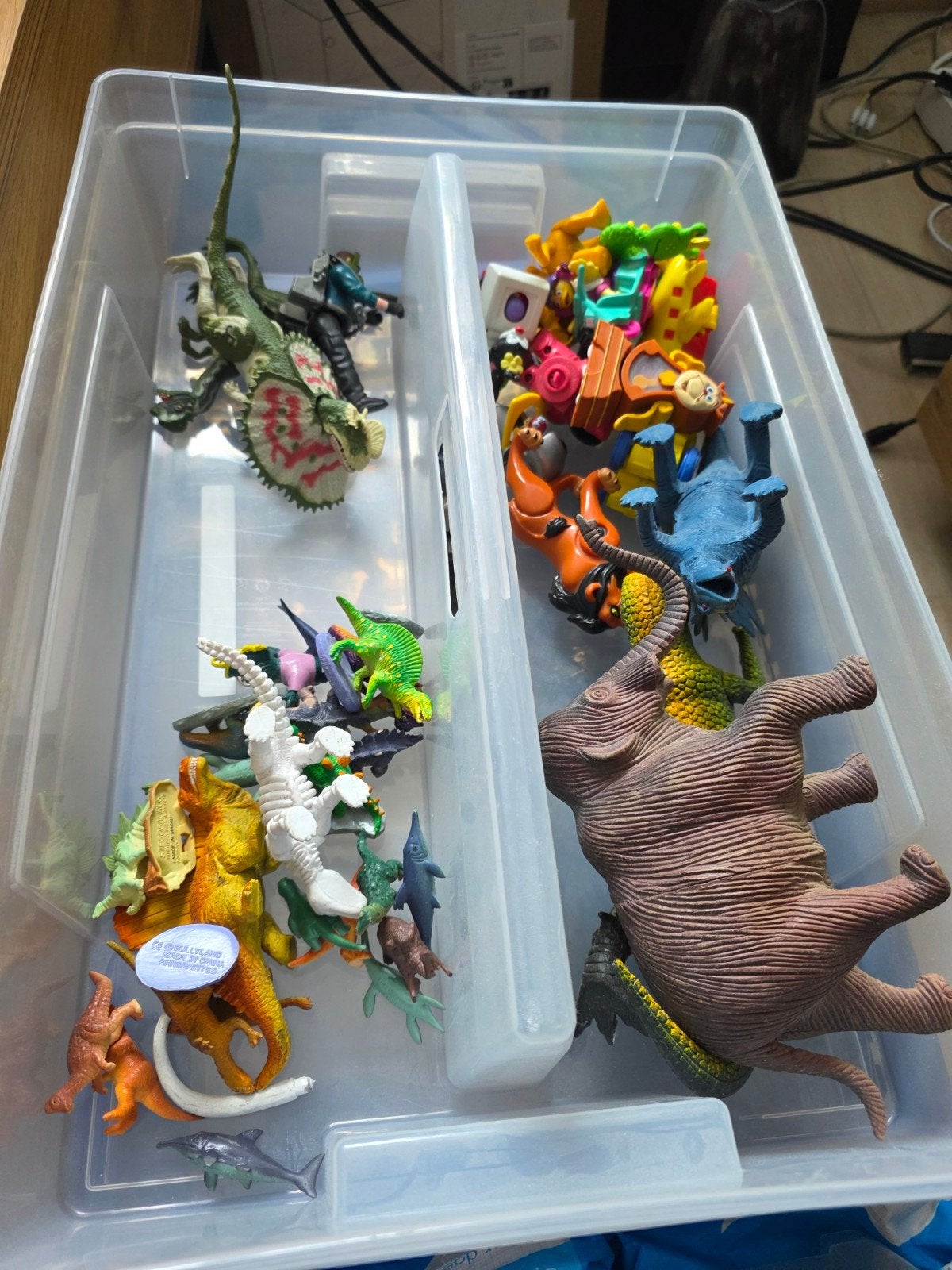 Grote verzameling dinosaurus en dieren speelgoed, Ophalen of Verzenden, Gebruikt