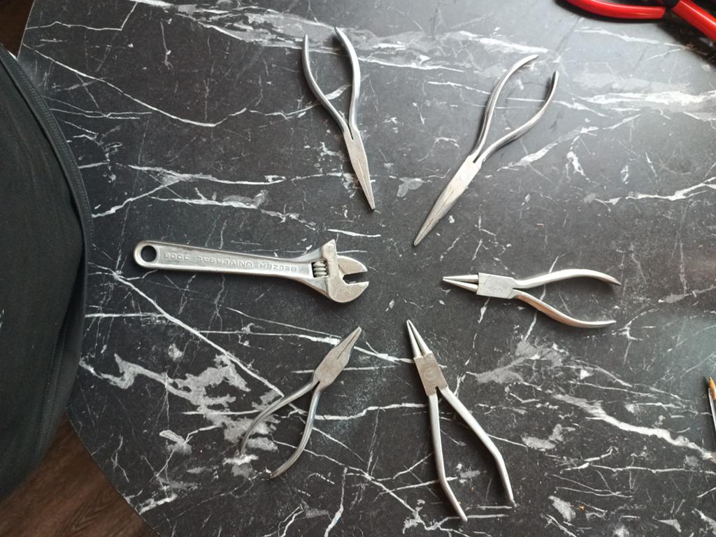 Belzer Vanadium Extra Gereedschap - Tangenset+Verstelbare, Ophalen, Gebruikt