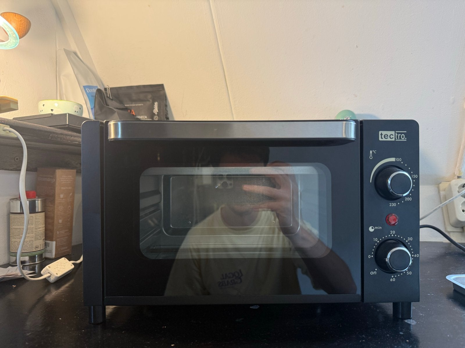 Tectro Mini-oven - zo goed als nieuw., Ophalen, Minder dan 45 cm, Overige merken, Zo goed als nieuw
