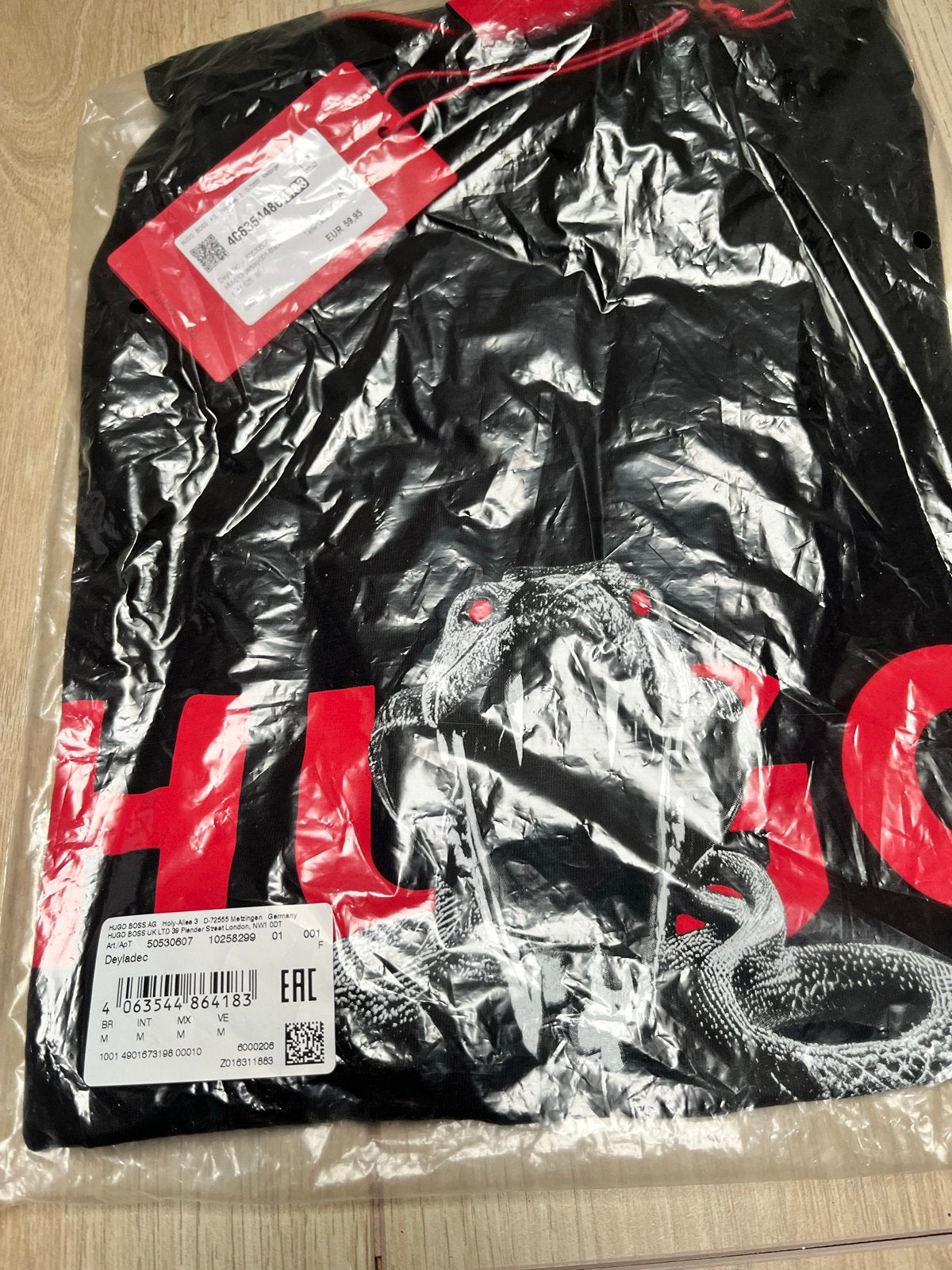 Hugo Boss T-shirt Maat M Nieuw met kaartje, Ophalen of Verzenden, Nieuw, Maat 48/50 (M), Zwart