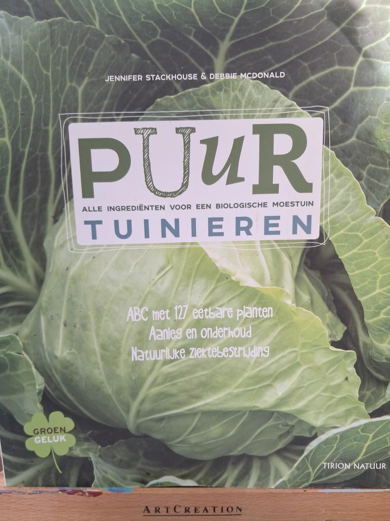 PUUR Tuinieren: Biologische Moestuin & Eetbare Planten, Boeken, Ophalen of Verzenden, Zo goed als nieuw, Jennifer Stackhouse & Debbie McDonald