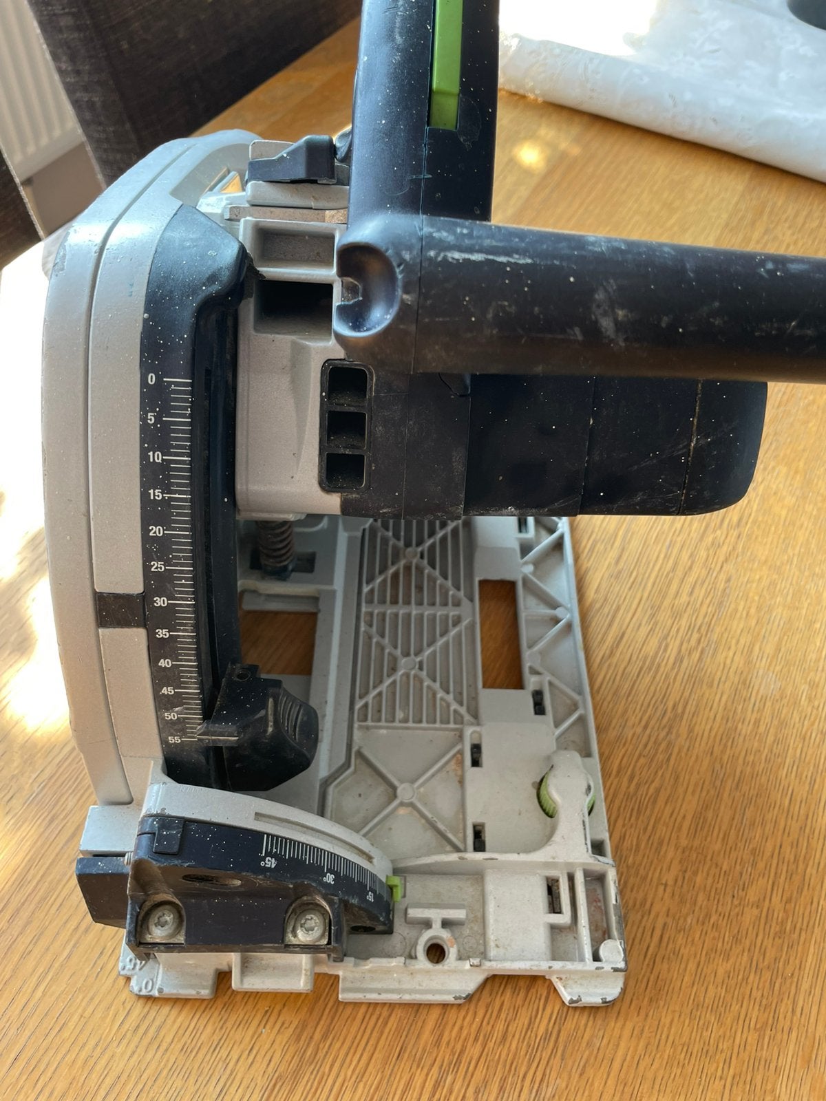 Festool. TS 55 EBQ, Ophalen, Gebruikt, 1200 watt of meer