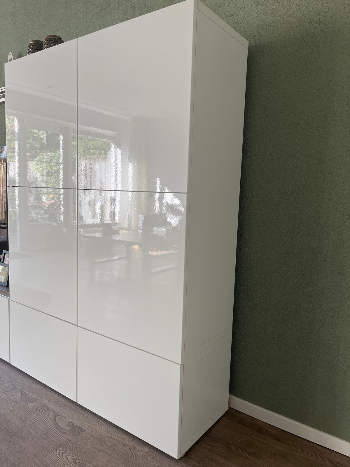IKEA Kast - Wit, Hoogglans, Zo goed als nieuw, Ophalen, Zo goed als nieuw