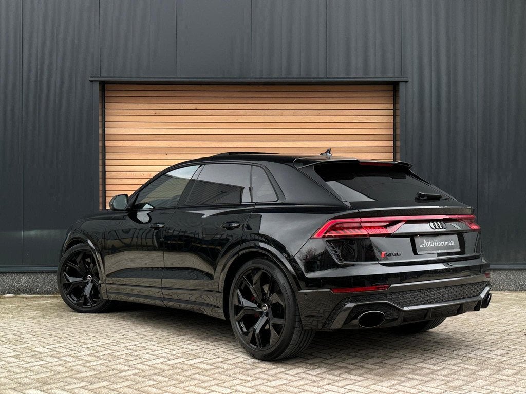 Audi RS Q8 4.0 TFSI RSQ8 quattro Dynamic +|CAPRISTO|MASSAGE|, Auto's, Audi, Gebruikt, 600 pk, Zwart, Adaptive Cruise Control