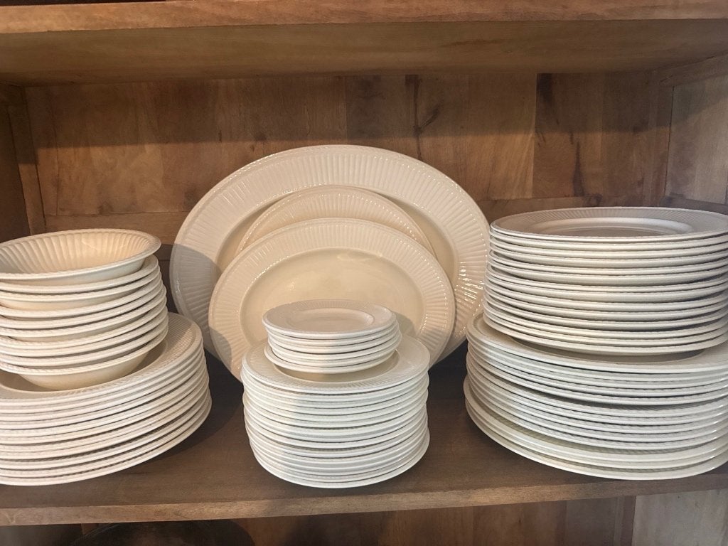 Wedgwood Edme uitgebreid servies 118 stuks – vintage & Eng, Ophalen, Vintage, Zo goed als nieuw, Compleet servies