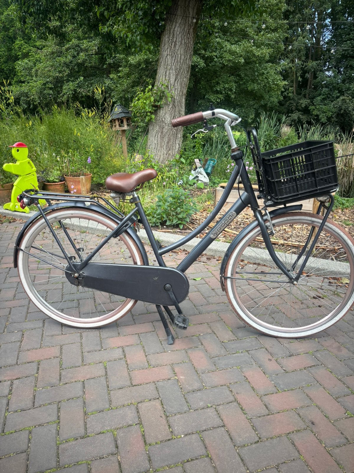 Popal meiden fiets, Ophalen, Gebruikt, Terugtraprem, 24 inch