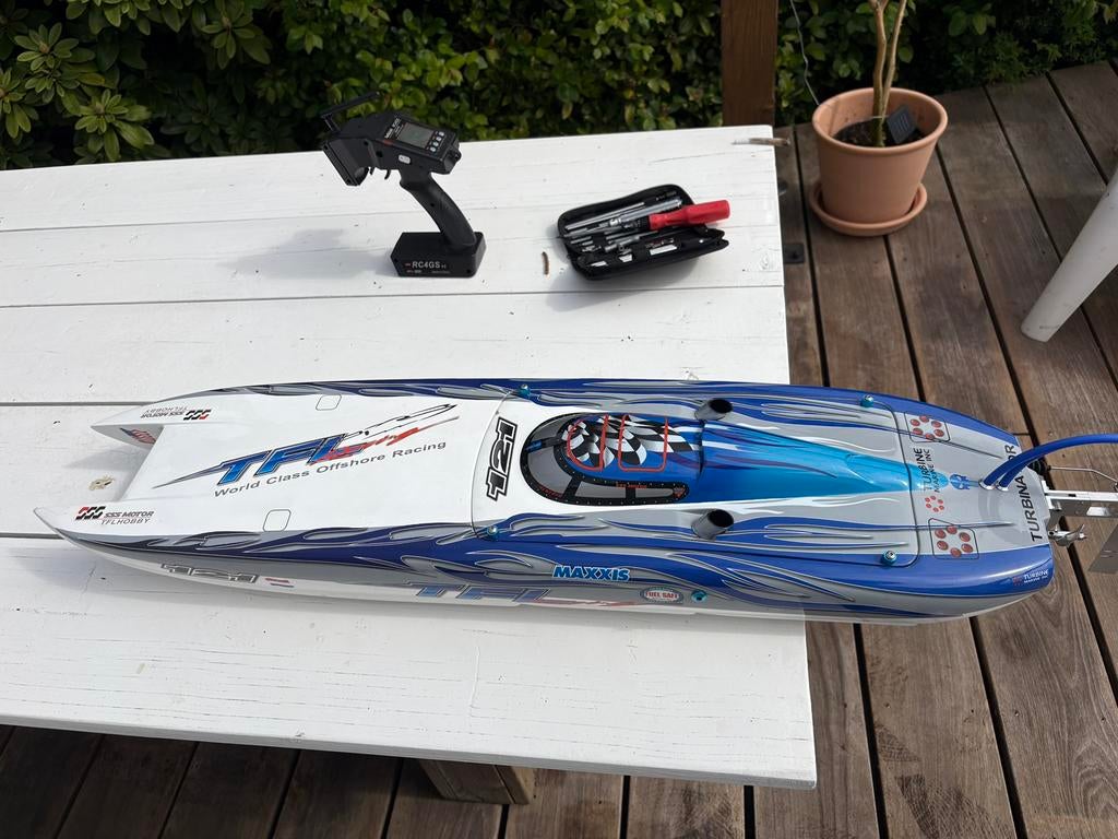 TFL Hobby 121 Offshore boat 6s, Hobby en Vrije tijd, Modelbouw | Boten en Schepen, Ophalen of Verzenden, Gebruikt
