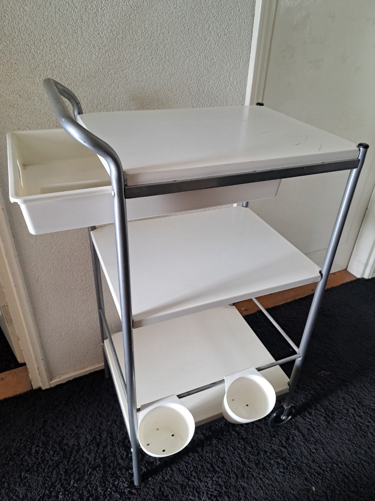 Handige Verrijdbare Trolley met Opbergbakken, Huis en Inrichting, Ophalen, Gebruikt
