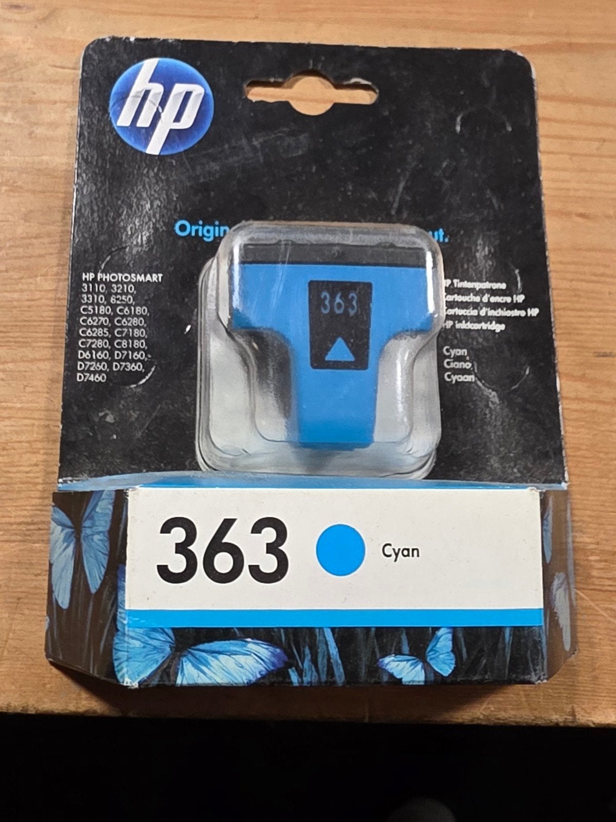 HP 363 Cyan Inktcartridge - Origineel en Nieuw, ., Cartridge, Nieuw, Ophalen of Verzenden
