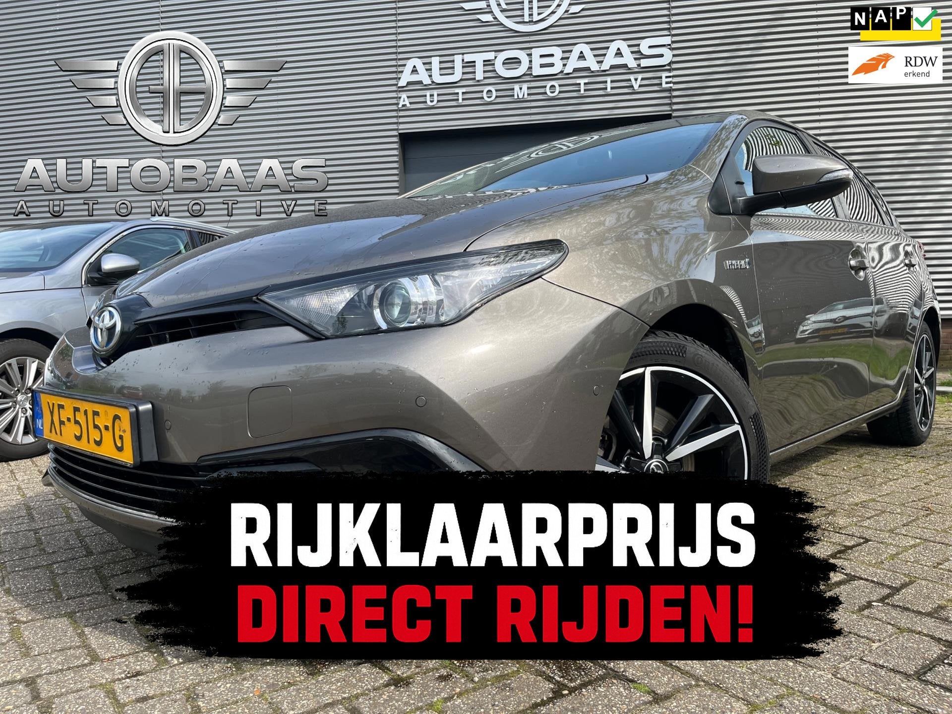 Toyota Auris 1.8 Hybrid Dynamic AUTOMAAT+NLAUTO+NAP+TREKHAAK, Gebruikt, 4 cilinders, Origineel Nederlands, Auris