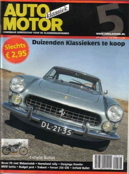 AMK 5 2003 : Ferrari 250GTE - BMW Isetta - Trabant - Kneeler, Boeken, Ophalen of Verzenden, Gelezen, Algemeen