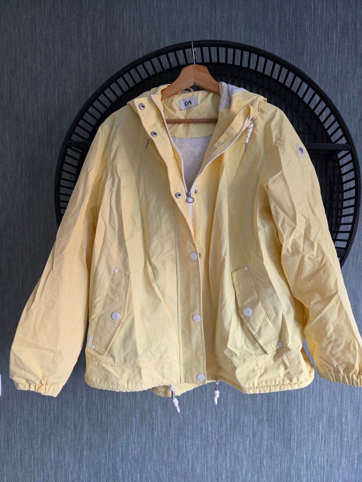 Vrolijke zomerjas, Kleding | Dames, Ophalen of Verzenden, Zo goed als nieuw, Maat 46/48 (XL) of groter, Geel