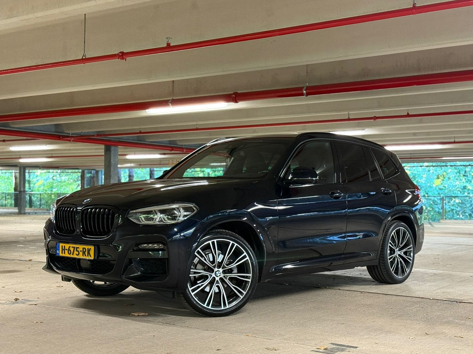 BMW X3 Xdrive20i 184pk Aut 2020 Zwart, Auto's, BMW, 1998 cc, Zwart, 4 cilinders, Blauw