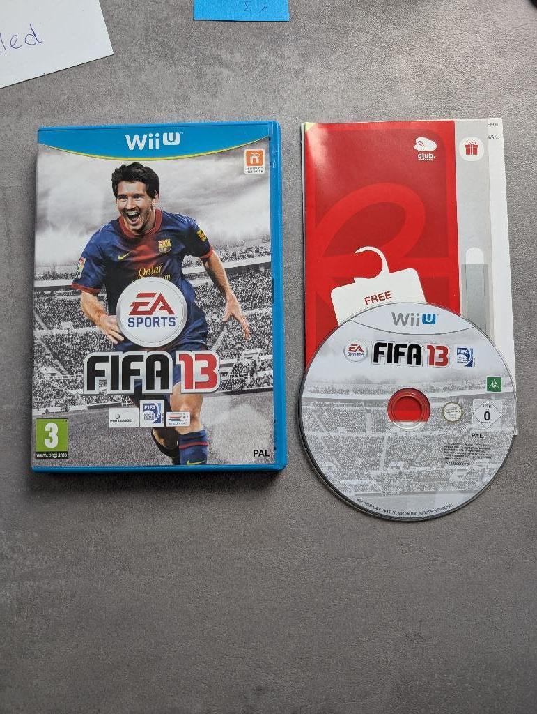 Fifa 13 Wii u, Spelcomputers en Games, Games | Nintendo Wii U, Ophalen of Verzenden, Zo goed als nieuw, Sport, 3 spelers of meer