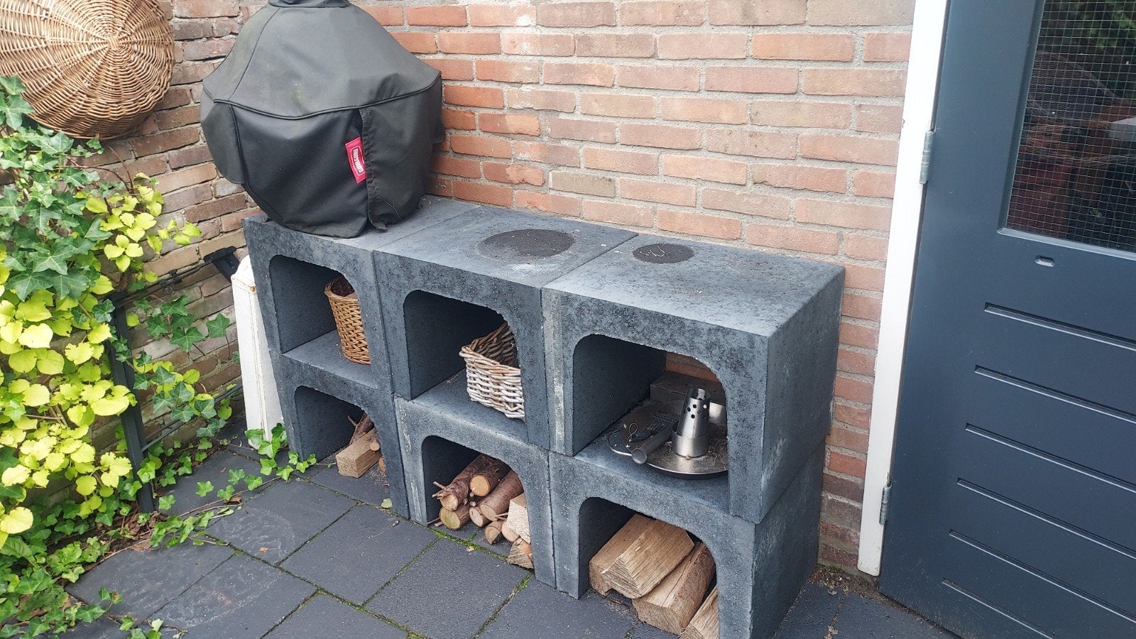 U-blokken voor buitenkeuken of opslag (excl. BBQ) per stuk, Ophalen of Verzenden, Gebruikt