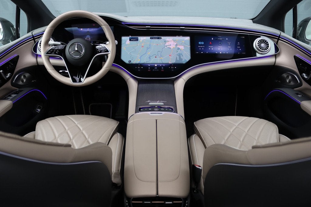 Mercedes-Benz EQS 350 Exclusive Line 118 kWh | Manufaktur |, Auto's, Mercedes-Benz, Achterwielaandrijving, Gebruikt, 4 stoelen