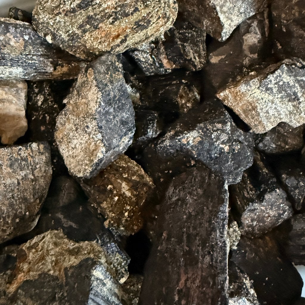 Zwarte Toermalijn met Mica – Grote & Kleine Stukken, Ophalen, Mineraal