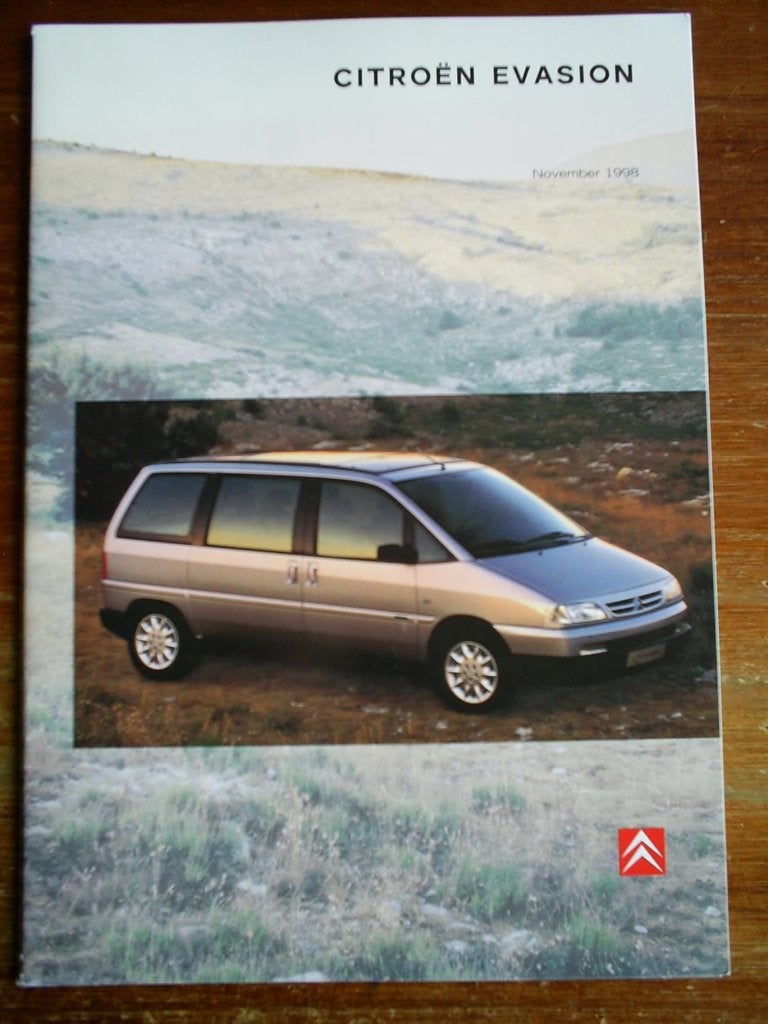 Citroen Evasion [ 11 / 1998 ], Verzenden, Zo goed als nieuw, Citroën
