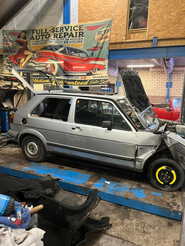 Golf 2 onderdelen, Ophalen, Gebruikt