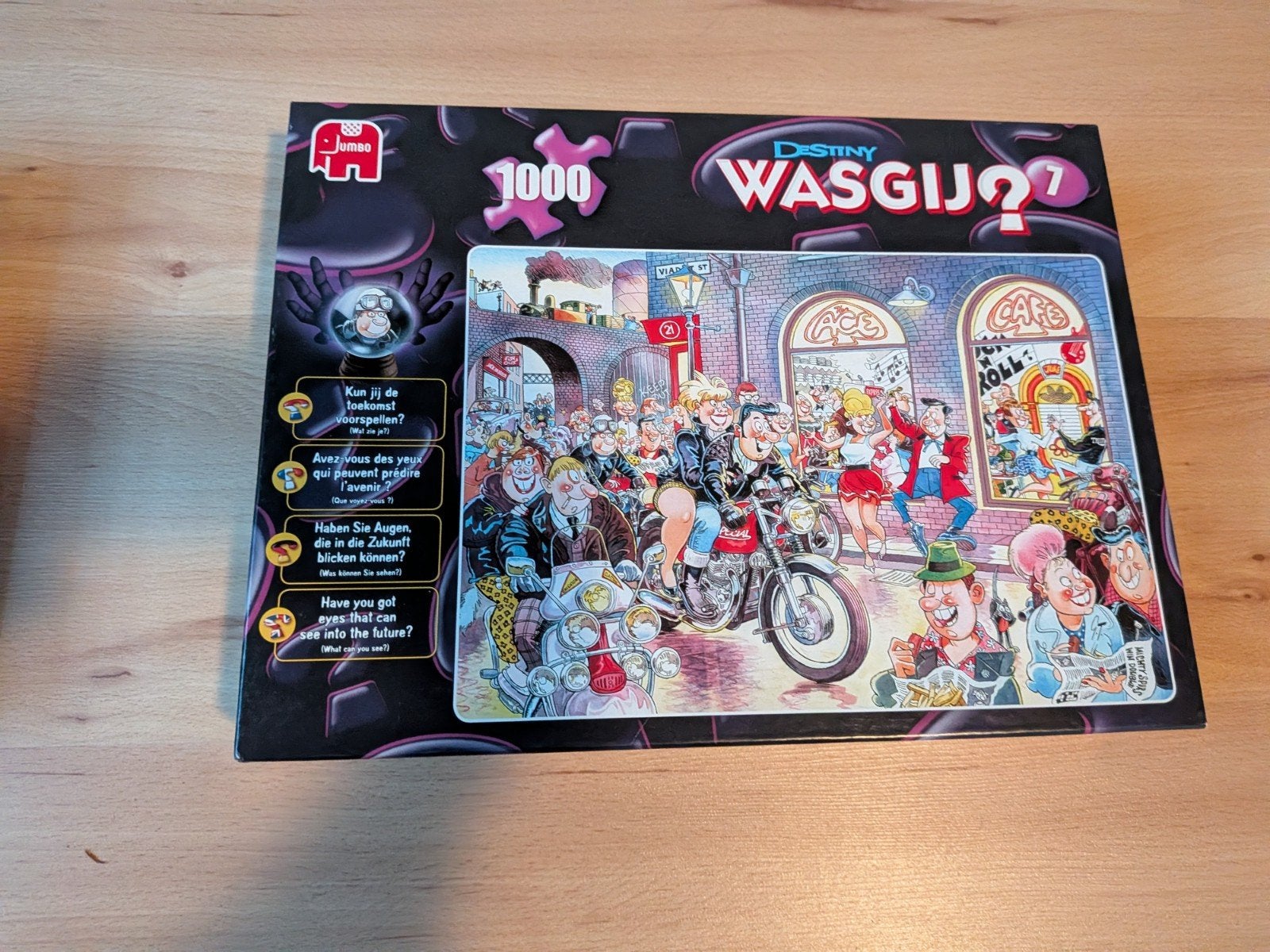 Wasgij Destiny 1000 stukjes puzzel - Motorclub, Ophalen of Verzenden