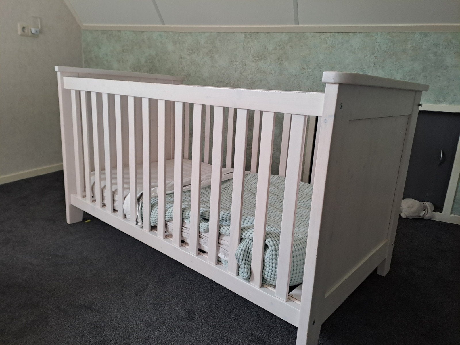 Alta Meubelen ledikant 70x140 cm met matras, Gebruikt, 70 tot 85 cm, 140 tot 160 cm, Ophalen