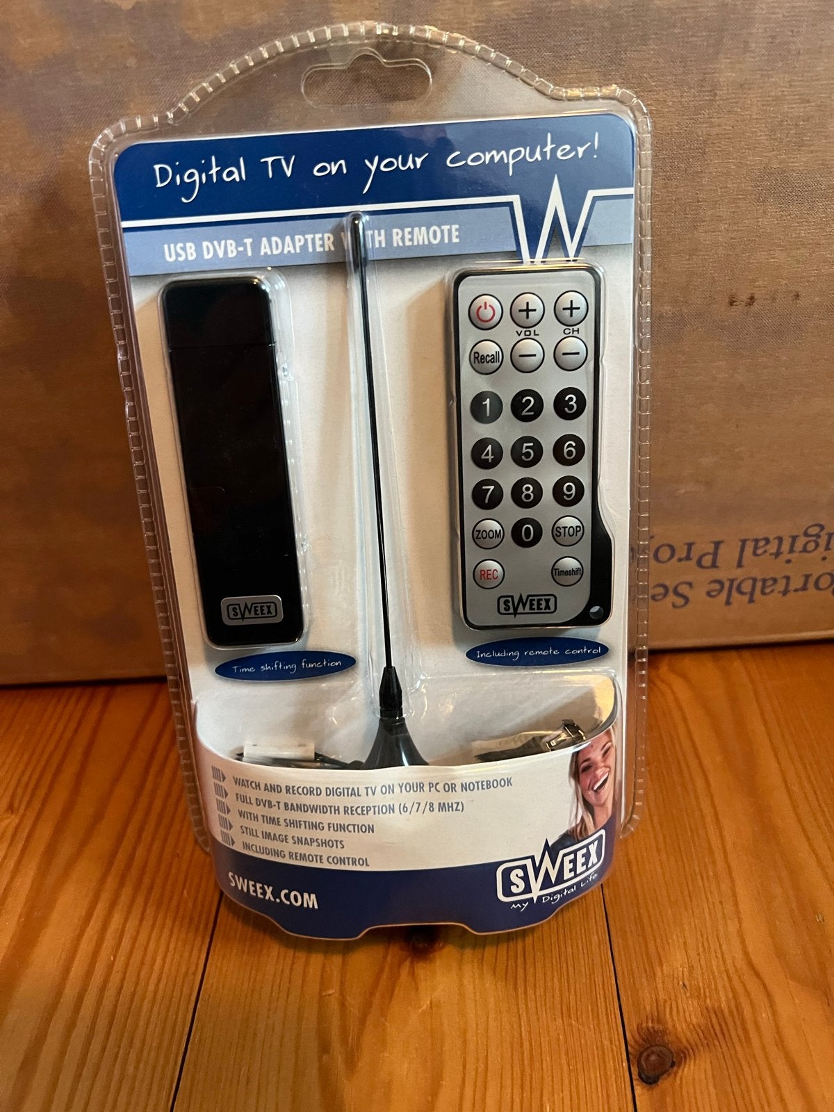 Sweex USB DVB-T Adapter met Afstandsbediening, Ophalen of Verzenden, Nieuw, Overige merken