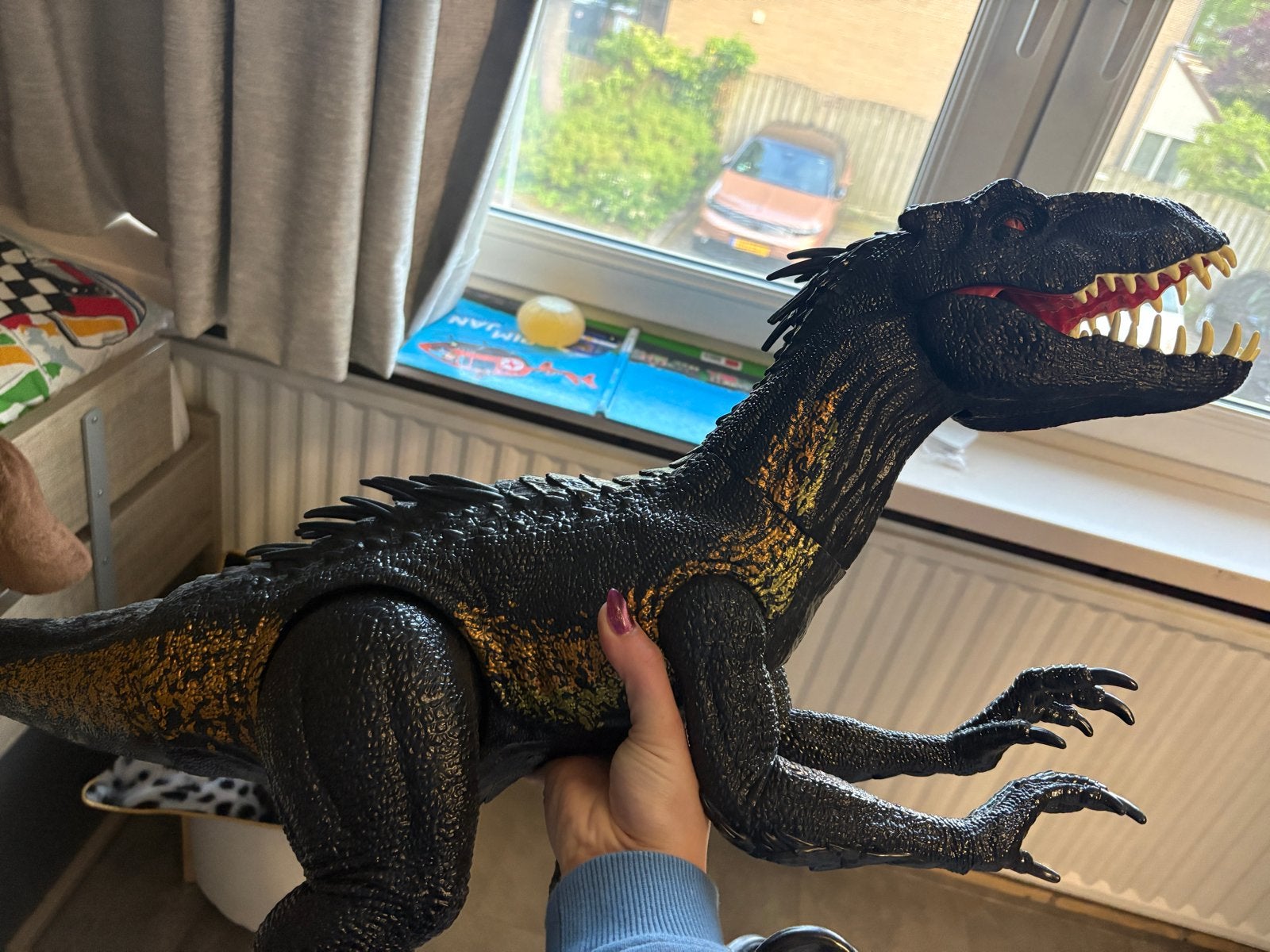 Bino speelgoed dinosaurus - Zo goed als nieuw, Ophalen of Verzenden, Zo goed als nieuw, Jongen of Meisje