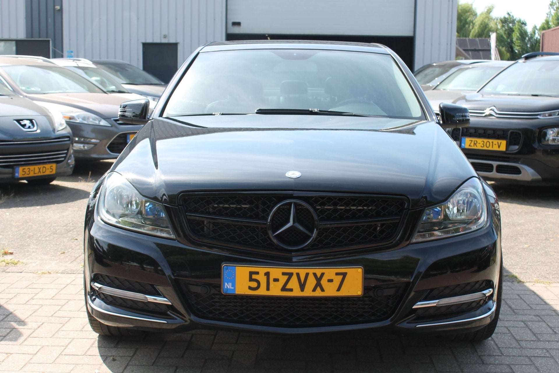 Mercedes-Benz C-klasse 180 Bns Class Avantgarde Facelift Nav, Euro 5, Achterwielaandrijving, Zwart, Leder en Stof