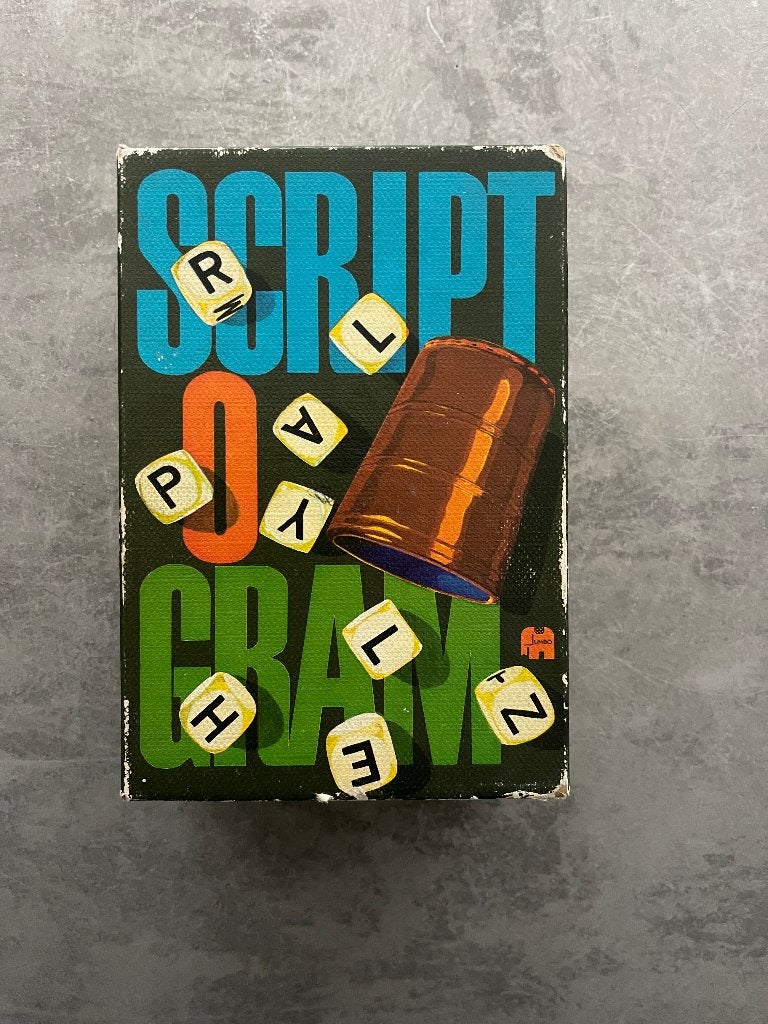 Scriptogram letterspel, Een of twee spelers, Ophalen of Verzenden, Gebruikt, Jumbo