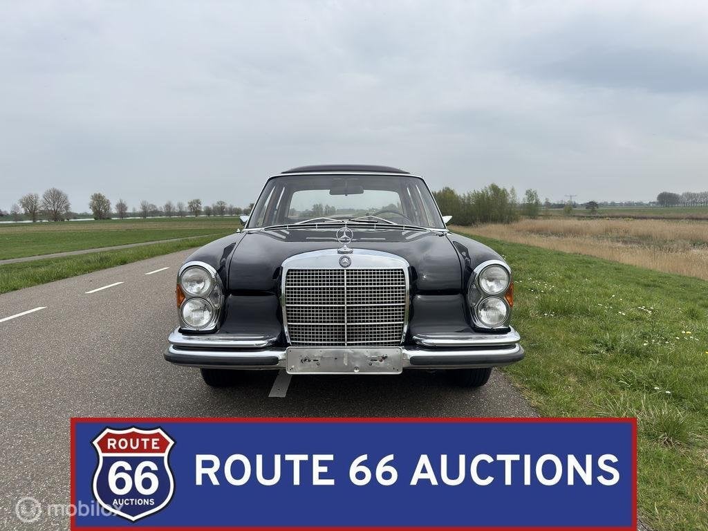 Mercedes-Benz 300 SEL | 1970 | Route 66 Auctions, Overige carrosserieën, Zwart, Mercedes-Benz, Bedrijf