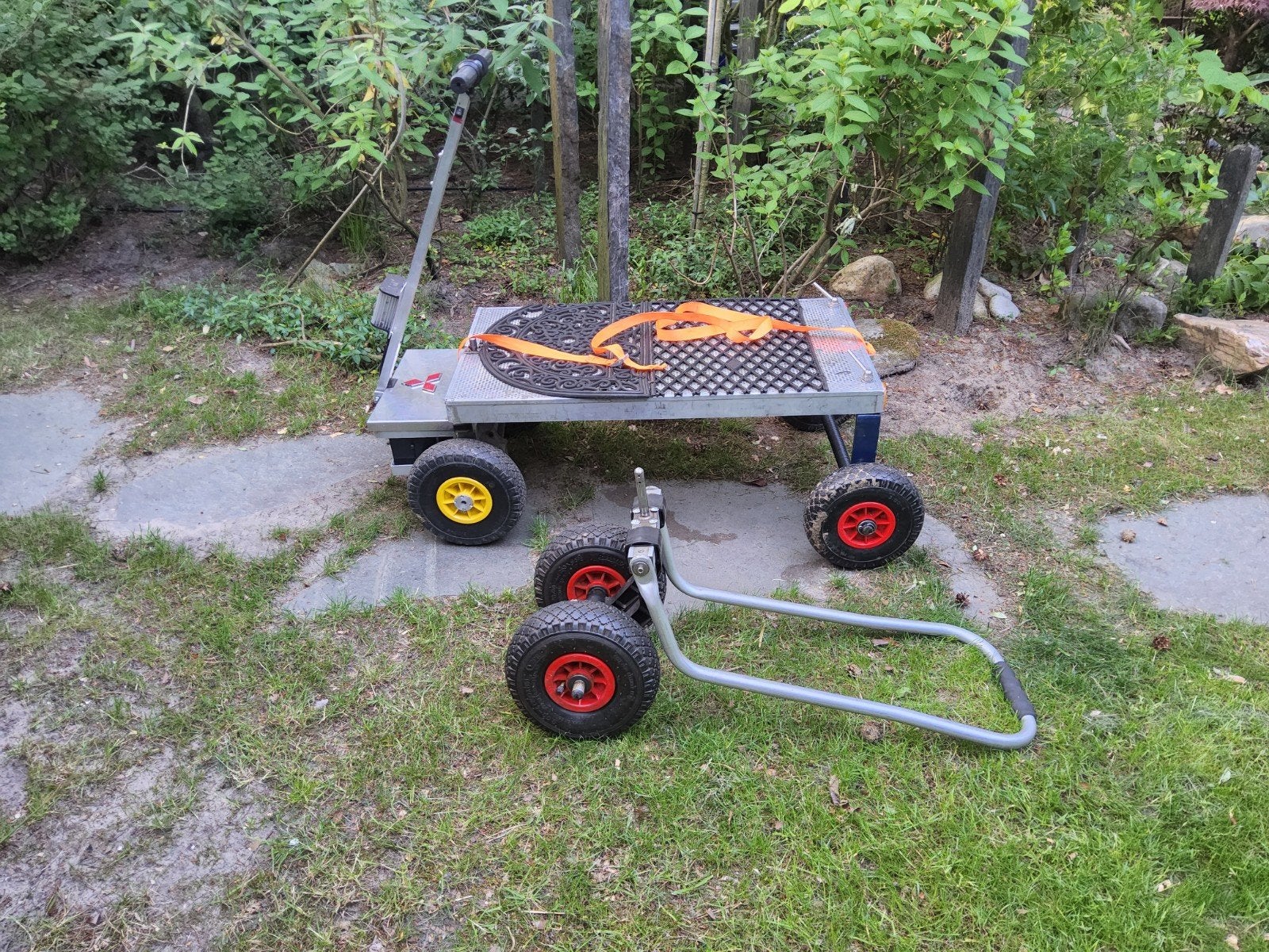 Viskar plateau kar elextriche op accu strandkar bierkar, Ophalen of Verzenden
