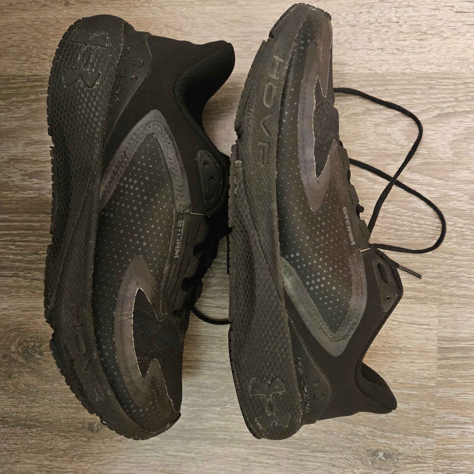Under Armour Sportschoenen Maat 44.5 - Weinig Gedragen, Zwart, Under Armour, Overige maten, Ophalen of Verzenden