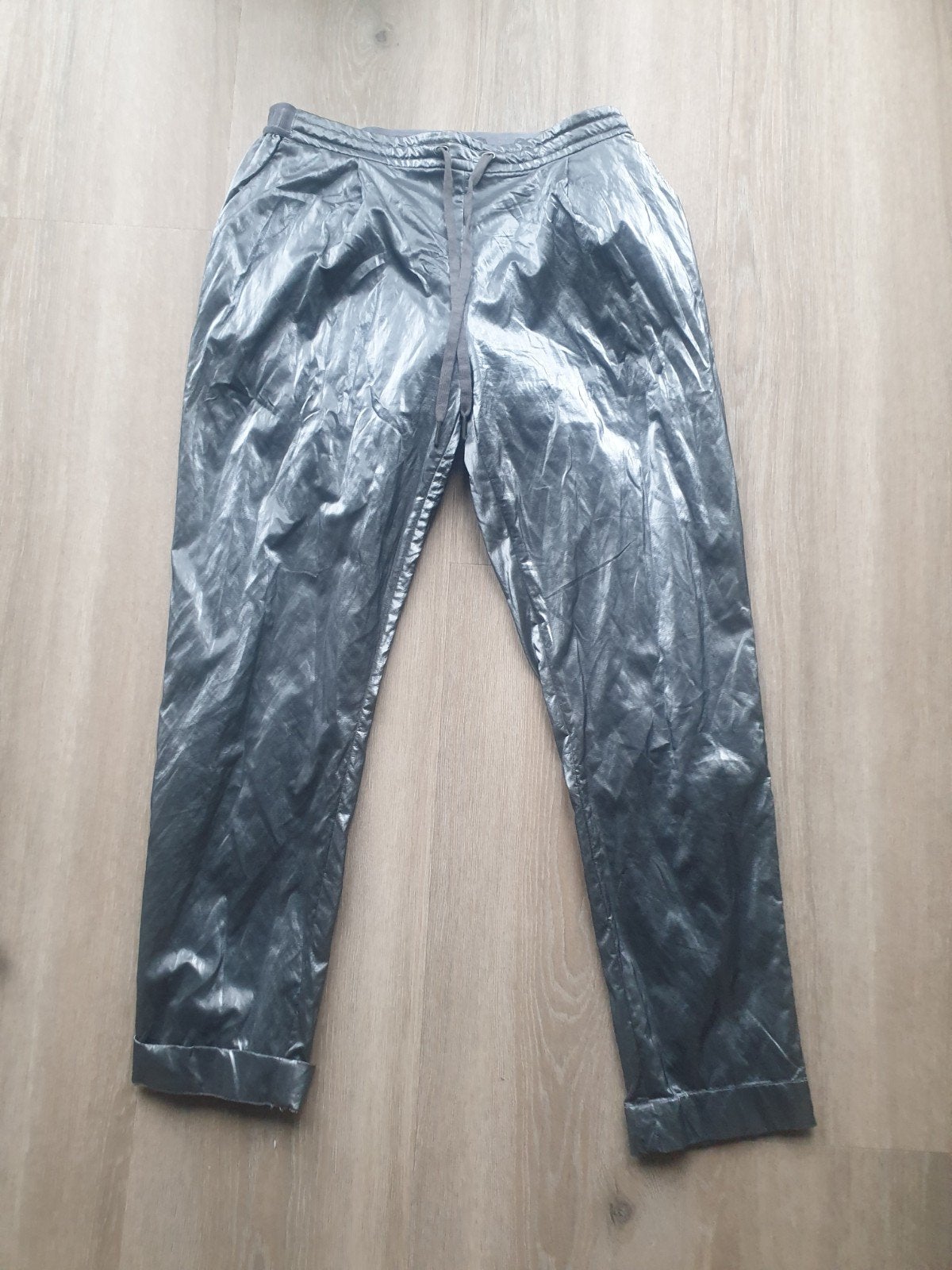Summum broek maat 38, zilverkleurig., Summum, Ophalen of Verzenden, Zo goed als nieuw, Maat 38/40 (M)
