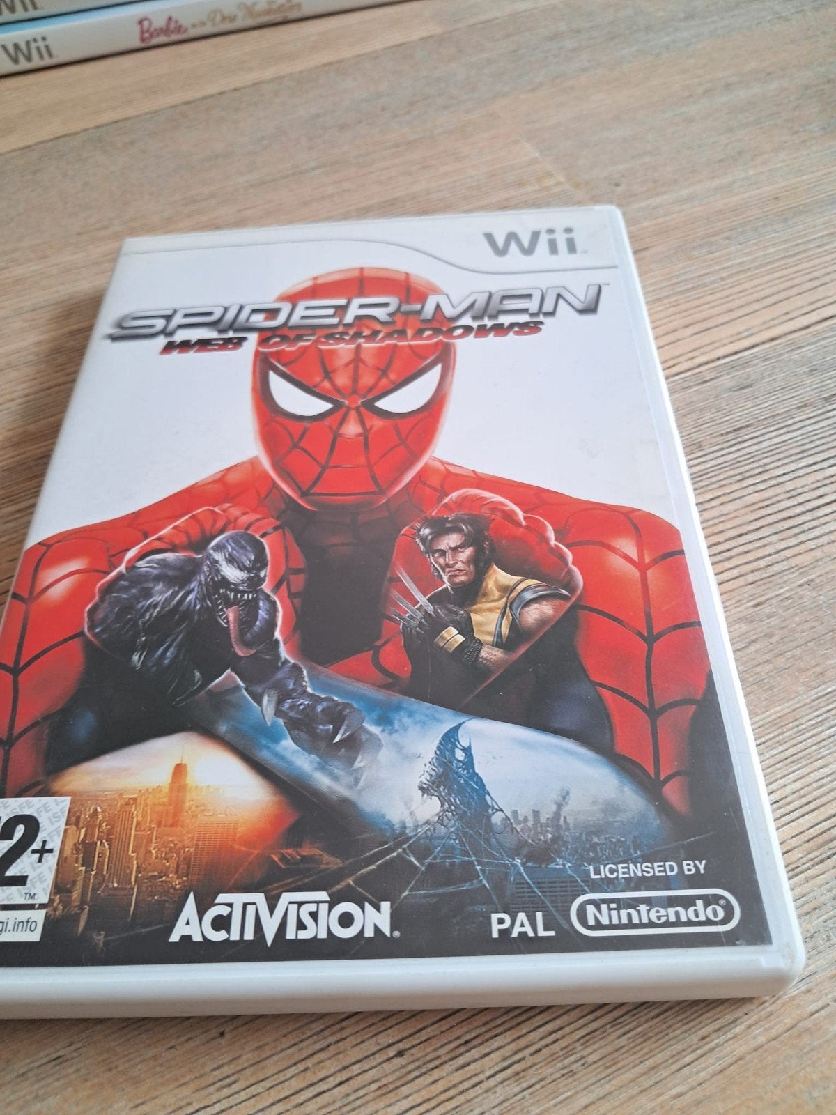 Spider-Man: Web of Shadows - Wii (PAL), Spelcomputers en Games, Gebruikt, 1 speler, Vanaf 16 jaar, Ophalen