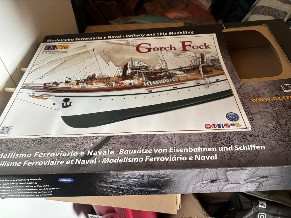 Gorch Fock scheepsmodel - Occre, Ophalen of Verzenden, Gebruikt, Groter dan 1:32, Overige merken