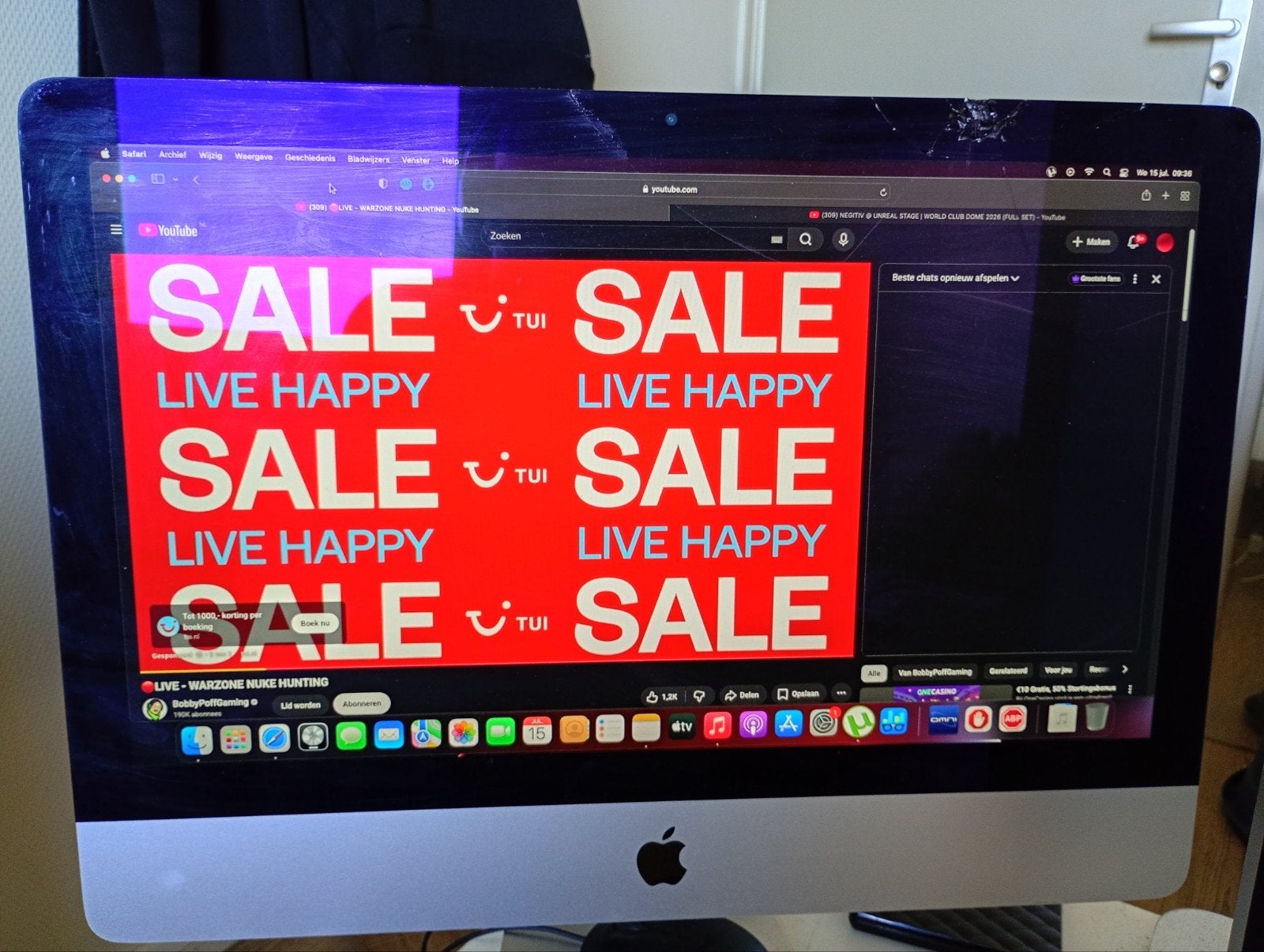 IMac late 2015 21 inch, Computers en Software, Apple Desktops, Ophalen