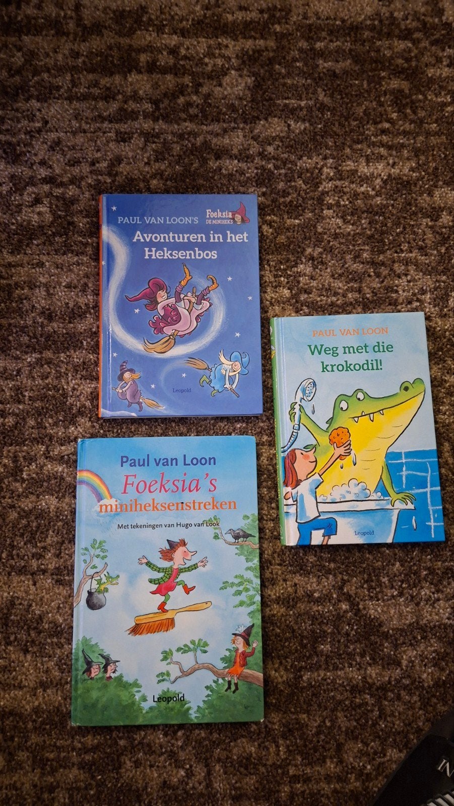 Paul van Loon boeken: Foeksia & Weg met die krokodil!, Boeken, 5 of 6 jaar, Fictie algemeen, Jongen of Meisje, Paul van Loon