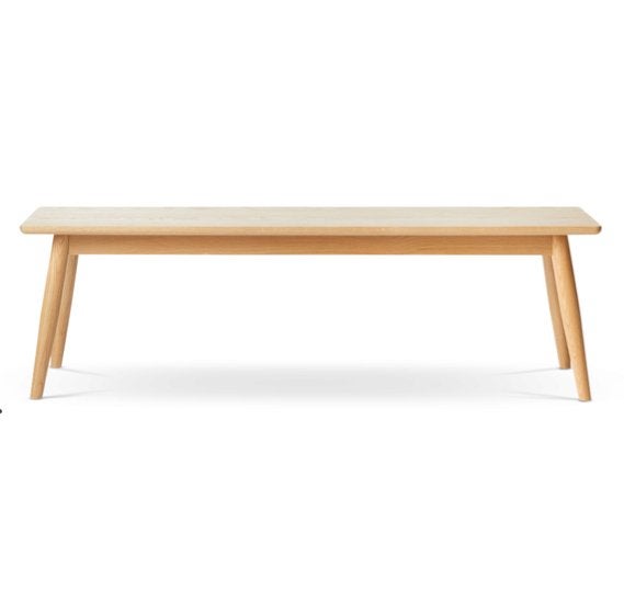 Boas houten eetkamerbank naturel - 150 cm, Ophalen, Nieuw, Hout