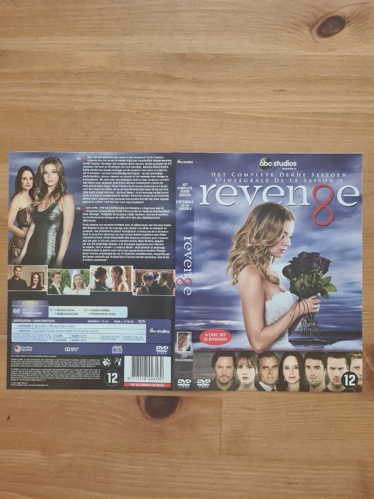Revenge - Seizoen 3 - DVD Boxset, Vanaf 12 jaar, Ophalen of Verzenden, Zo goed als nieuw, Actie en Avontuur