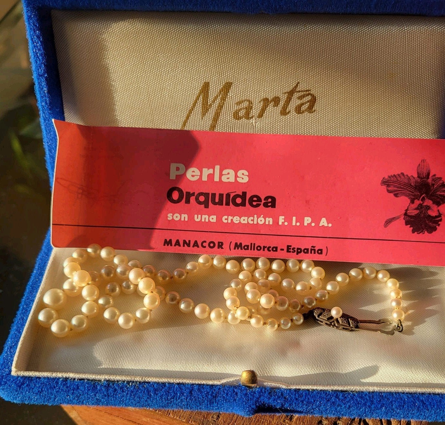 Vintage/Mallorca/Parelketting/Collier, Ophalen of Verzenden