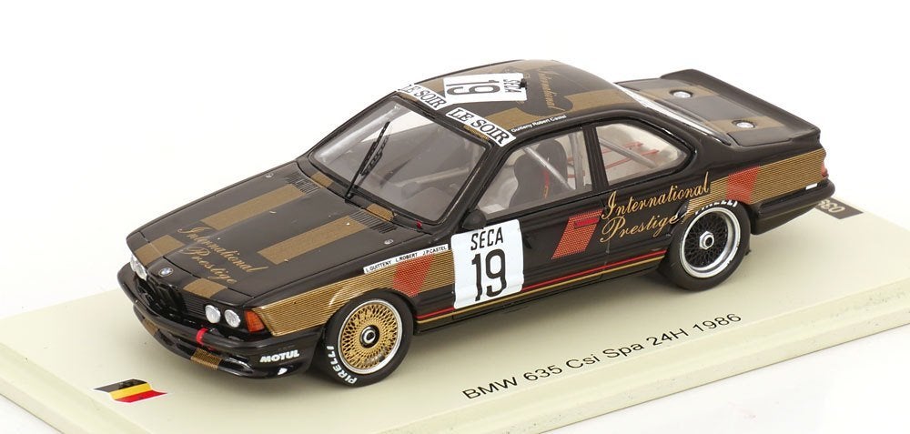 BMW 635 CSI E24 - 24h Spa 1986 Guitteny, 1/43, Spark SB670, Hobby en Vrije tijd, Overige merken, Auto, ., Nieuw