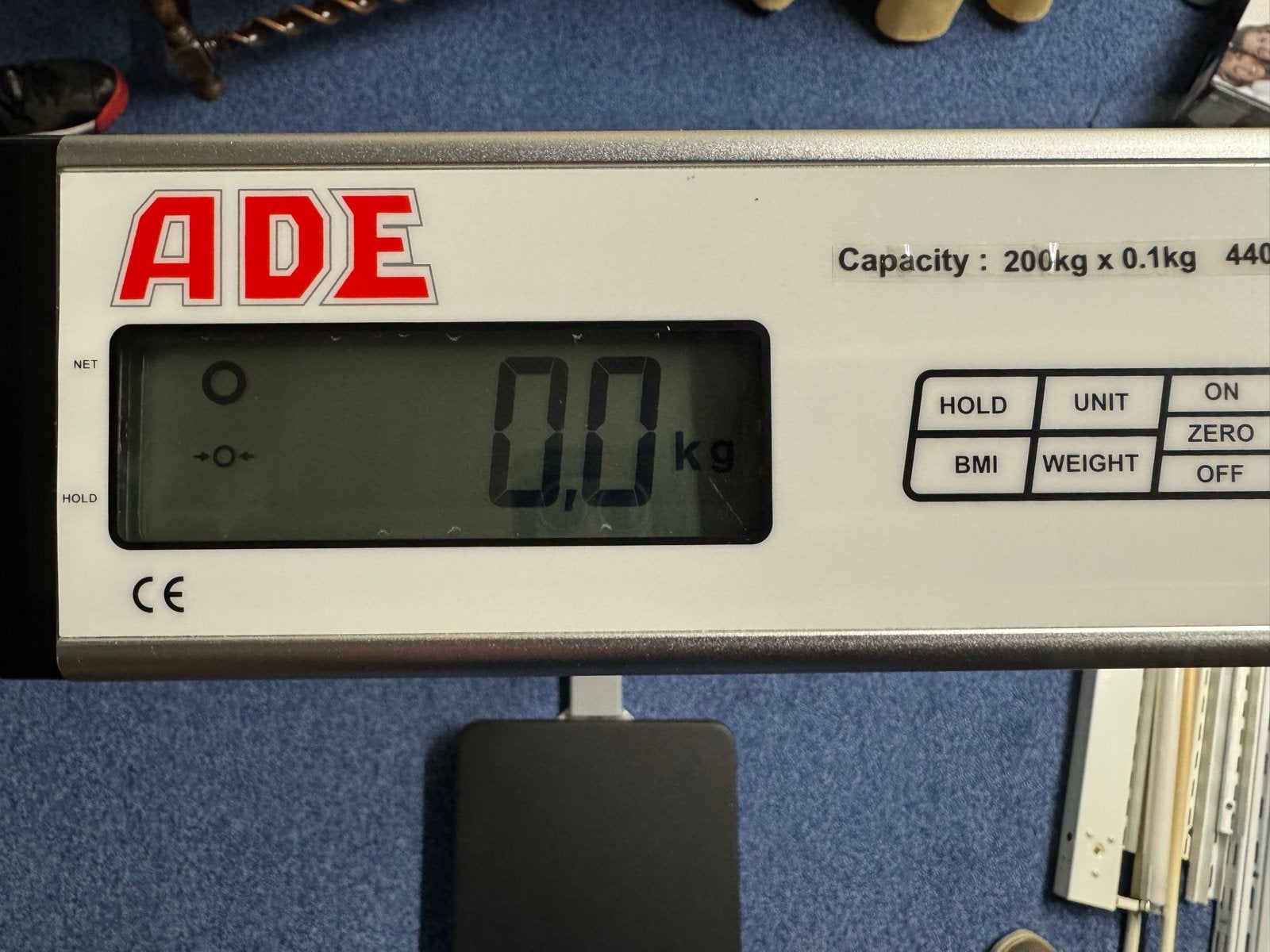 ADE Personenweegschaal - Digitaal, 200kg capaciteit, Ophalen, 1 tot 500 gram, 100 kg of meer, Personenweegschaal