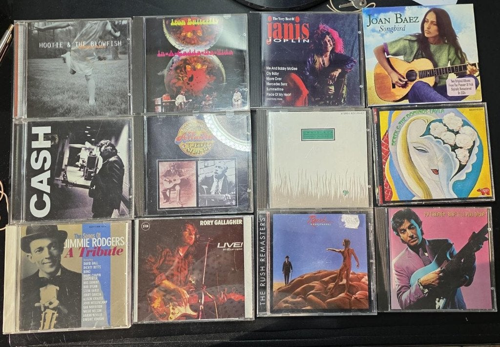 diverse cd's oa.  Chris Rea, Johny Cash, Rush, Ry Cooder, Ophalen of Verzenden, Zo goed als nieuw
