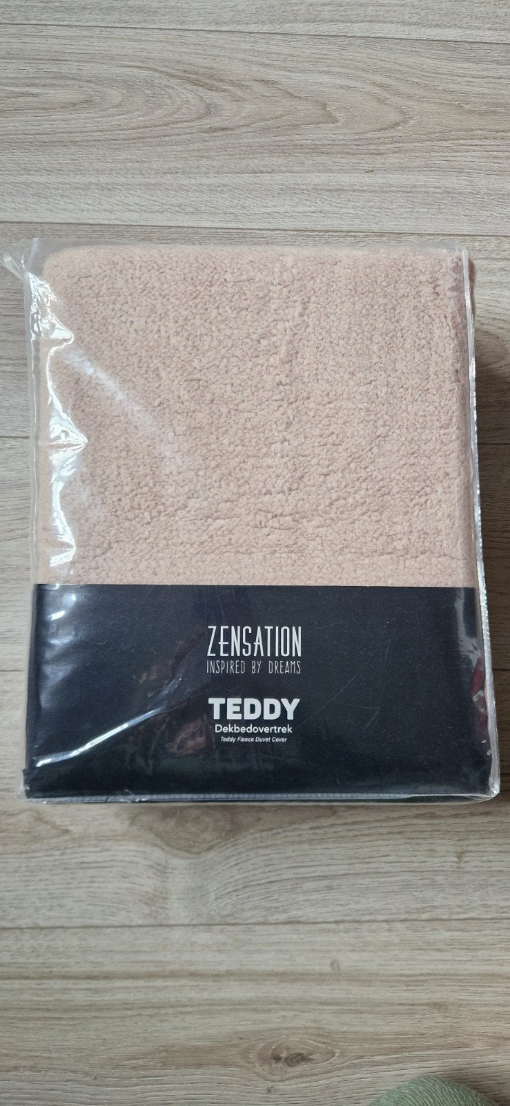 Teddy dekbedovertrek nieuw, Eenpersoons, Bruin, Dekbedovertrek, Ophalen of Verzenden