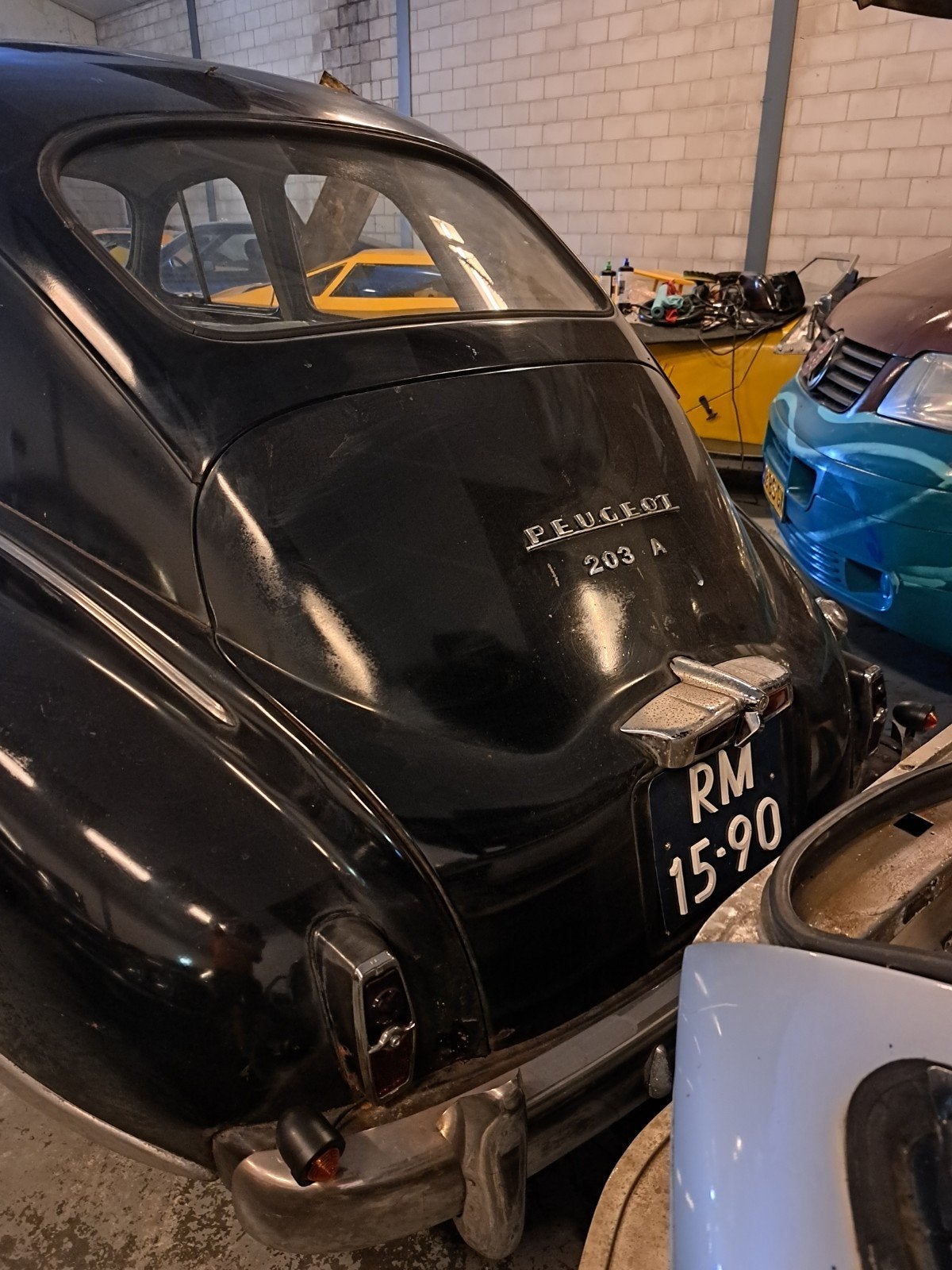 peugeot 203 A ,bj 1952,12 v,apk en belastingvrij, foto 11