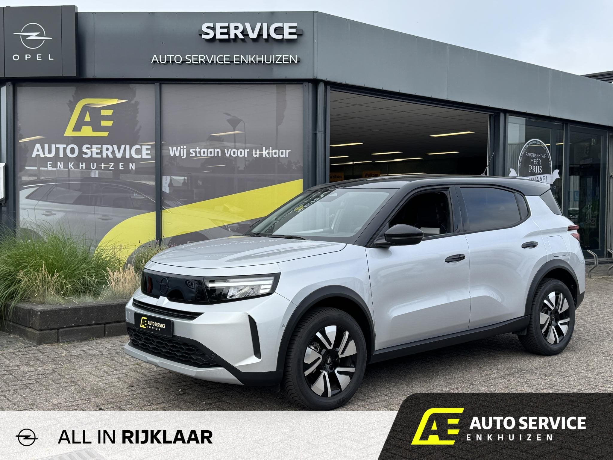 Opel Frontera 1.2 Turbo Hybrid GS 7p. All in rijklaar en gew, Stof, Gebruikt, Euro 6, 1199 cc